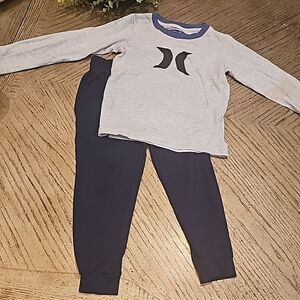 5T pants and shirt long sleeve Hurley
